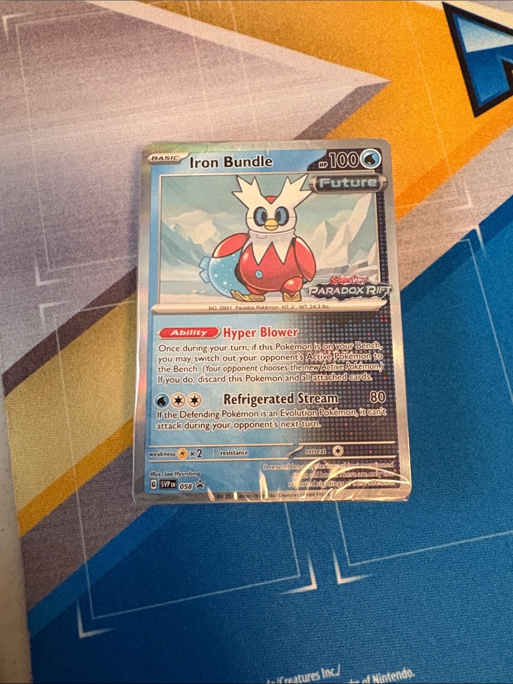 Pokemon TCG Paradox Rift Build & Battle Deck--Iron Bundle (SVP 058) Sealed